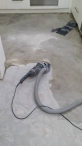 Diamond Grinding floor praparation for mositure barrier