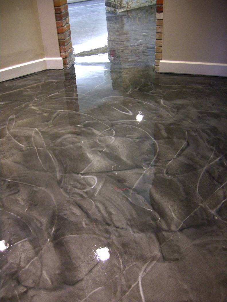  Metallic  FX Resin floor  coating Concrete Floor  